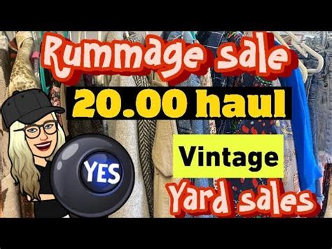 Amazing Thrift Haul Rummage And Yard Sale Sourcing For Resell