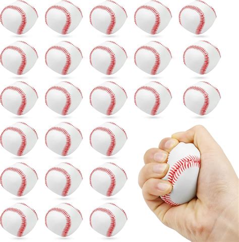 Amazon Weoxpr 24 Pack Mini Foam Baseballs 2 Inch Soft Baseball