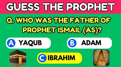 Guess The Prophet Quiz Islamic Quiz No Music Youtube