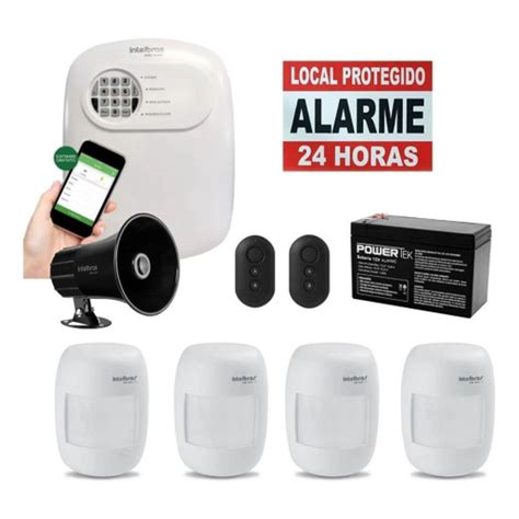 Kit Alarme Intelbras Anm 24 App 4 Sensores Presenca Sem Fio em Promoção