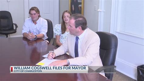 William Cogswell Officially Files For Charleston Mayor Wcbd News 2