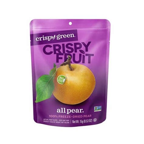 Crispy Green Pear Freeze Dried Fruit 053 Oz Co Op Market