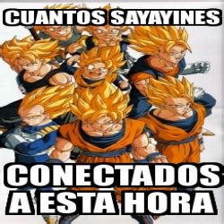 Meme Personalizado Cuantos Sayayines Conectados A Esta Hora