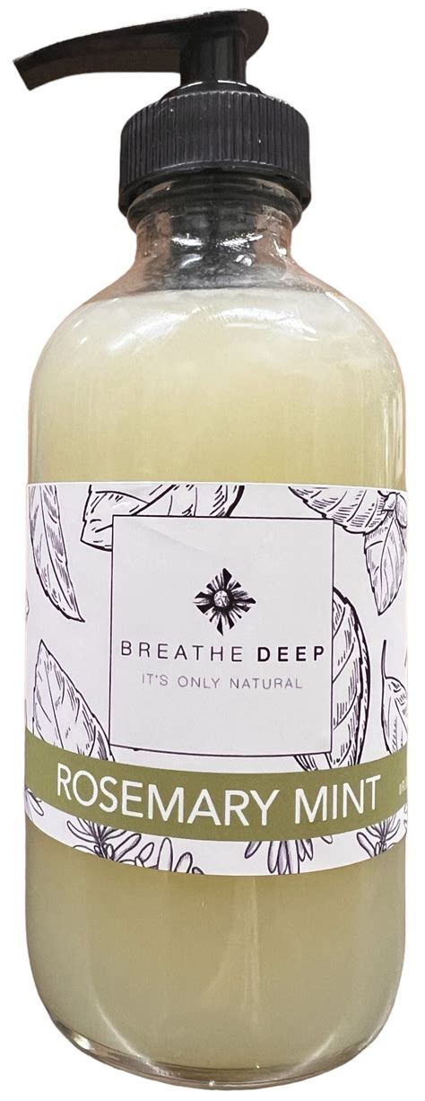 Rosemary Mint Liquid Hand Soap Breathe Deep