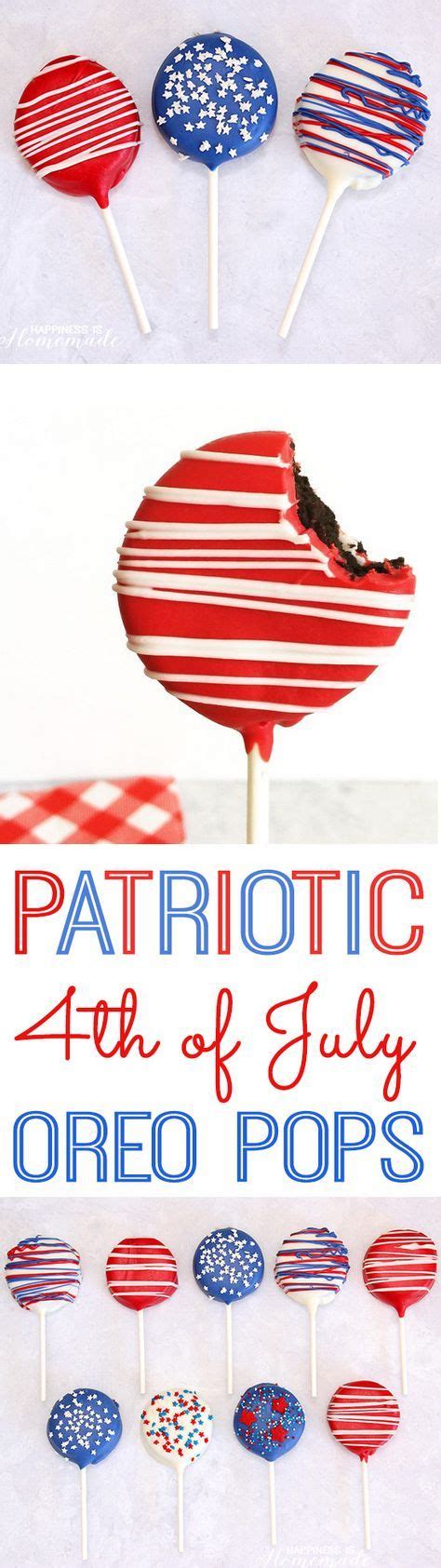 Patriotic 4th Of July Oreo Pops 16 Easy Tasty Fourth Of July