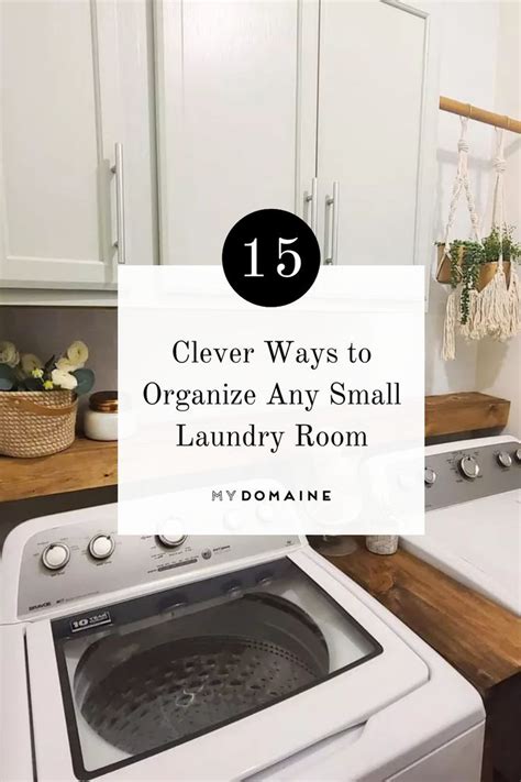 Clever Ways To Organize Your Small Laundry Room Small Laundry