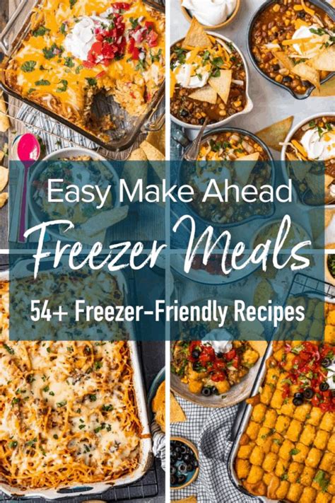 92 Easy Freezer Meals To Make Ahead Of Time In 2024 Healthy Freezer Meals Meal Train Recipes