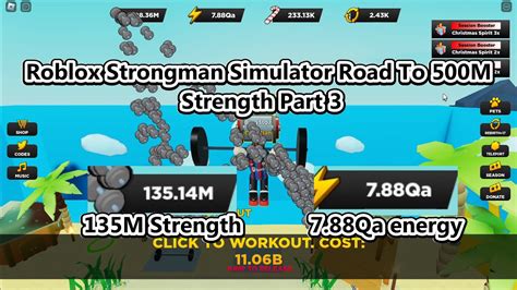 M Strength Qa Energy Road To M Strength In Roblox