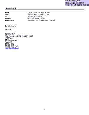 Fillable Online Psc State Fl Microsoft Outlook Memo Style Florida