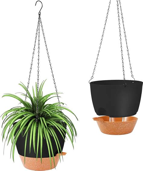 Gardife Hanging Planter 10 Inch Hanging Planters For Indoor Outdoor Plants Self