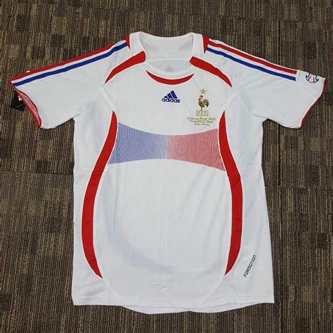 2006 France Away Shirt Classic Football Shirts Shirts Vintage Jerseys