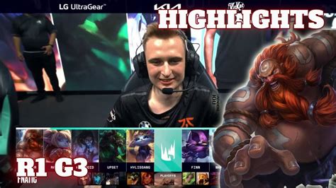 Fnc Vs Xl Game Highlights Round Playoffs S Lec Summer