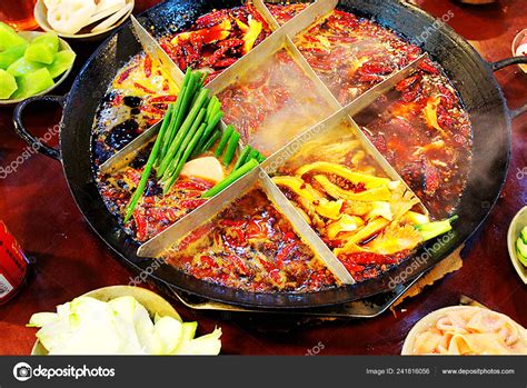 Spicy Hotpot Served Hot Pot Restaurant Chongqing China July Stock Editorial Photo