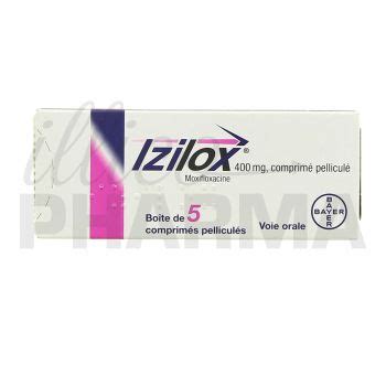 Médicament Izilox 400mg 5cpr - Antibiotiques systémiques - IllicoPharma