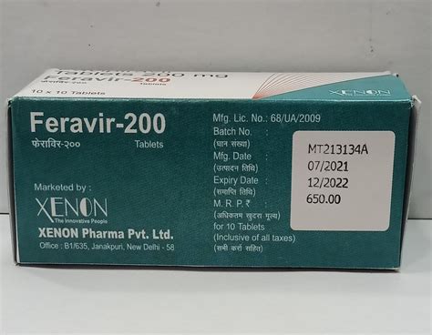 Feravir Favipiravir Tablets At Rs 250 Strip In Delhi ID 23803339191