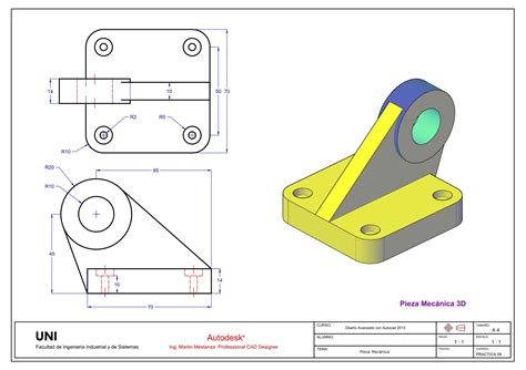 Practica De Clase N Autocad Solidworks Drawings