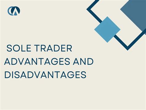 Sole Trader Advantages And Disadvantages Fastaccountant Co Uk