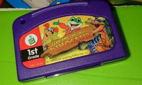 Leap Frog Leappad Game Leap And The Lost Dinosaur Cartridge And Book