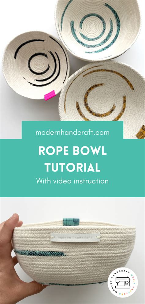 Rope Bowl Tutorial Artofit