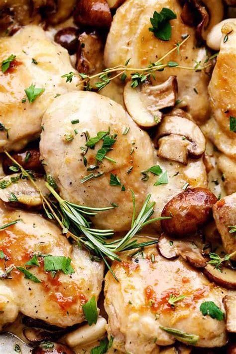 Creamy Garlic Herb Mushroom Chicken The Recipe Critic