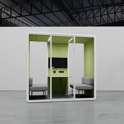 M W Single Seater Office Meeting Booth With Computer Desk Private