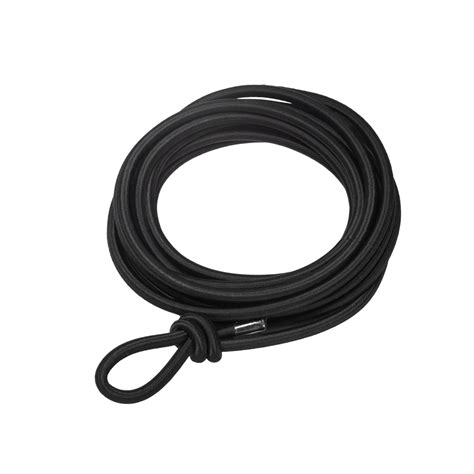 5mm X 5 Meters Black Elastic Bungee Rope Heavy Duty Shock Cord Roof Tie