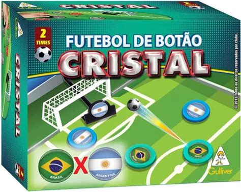 Futebol Botão Cristal Seleções Brasil X Argentina Gulliver