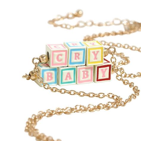 Cry Baby Blocks Necklace Melaniemartinezmusic