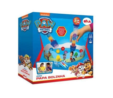 Brinquedo Infantil Jogo Papa Bolinha Patrulha Canina Elka Jogo Papa