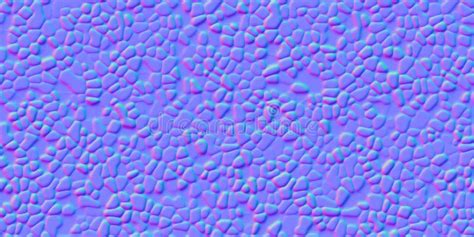 Normal Map Of Seamless Pebble Mosaic Organic Floor Texture Stock Illustration Illustration Of