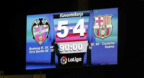 Le Bar A Perd Son Invincibilit Levante Liga J Levante