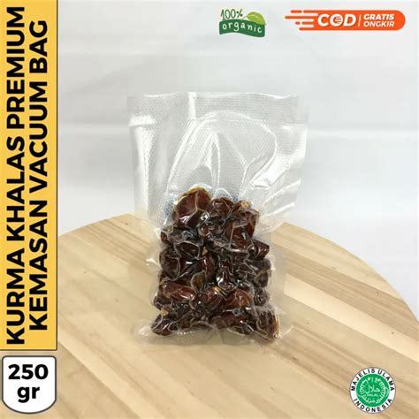 KURMA KHALAS THERMO 250GR VACUM BAG KURMA KHOLAS PREMIUM KURMA DATE