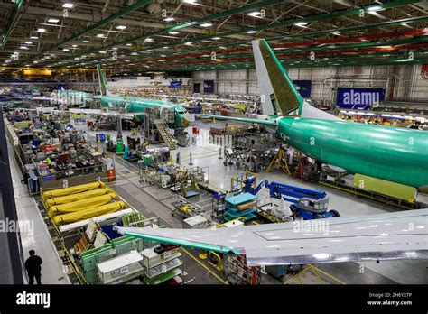 The Production Line For The Boeing P 8 Poseidon Maritime Patrol