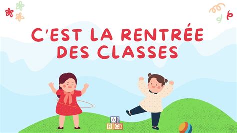 Les paroles de C est la rentrée des classes