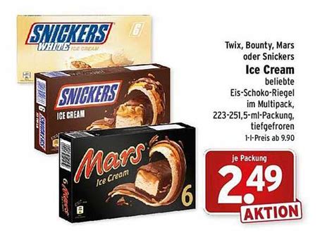 Twix Bounty Mars Oder Snickers Ice Cream Angebot Bei Wasgau