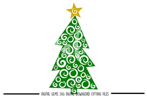 Christmas Tree SVG DXF EPS PNG Files 48513 SVGs Design Bundles