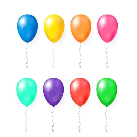 Premium Vector | Template of colored paper balloons for design