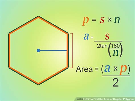 Area Of Polygon With Radius Worksheets