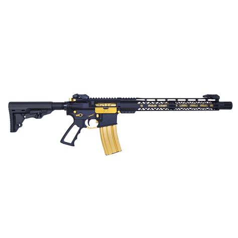 Ar 15 Enhanced Lower Parts Kit With Upgrades Anodized Gold Guntec Usa