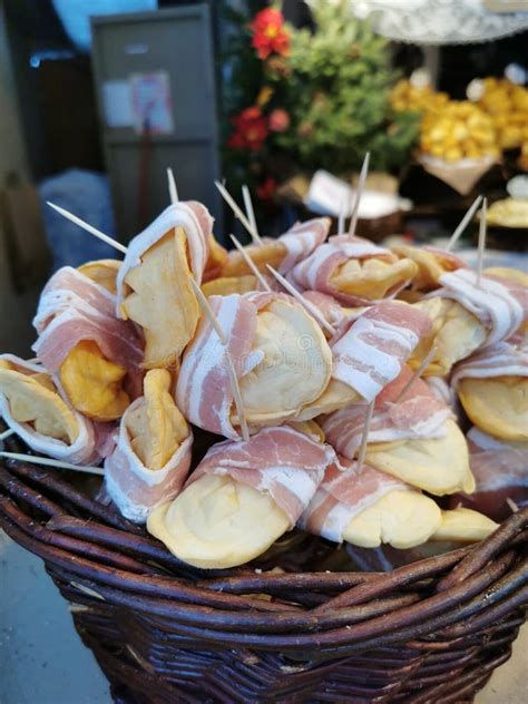 Bacon And Cheese Polish Traditional Appetizer Stock Image Image Of