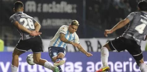 Racing Estudiantes LP Formaciones hora árbitro y TV Racing