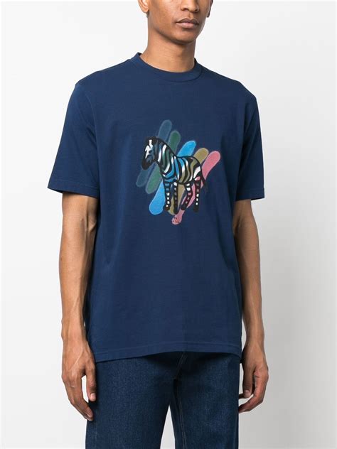 Ps Paul Smith Logo Print T Shirt Farfetch