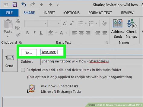 3 Ways To Share Tasks In Outlook 2016 Wikihow