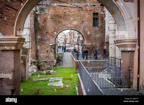 Porticus Of Octavia Rome High Resolution Stock Photography And Images