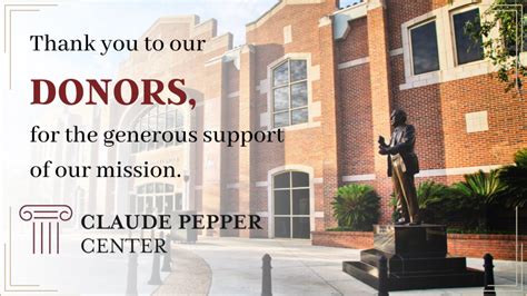 Support The Cpc Mission Claude Pepper Center