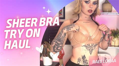 Sexy Sheer Bra Try On Haul 4K Nude Youtube Video Ytbare