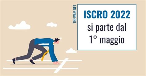 Iscro Dal Maggio Fino A Euro Alle Partite Iva