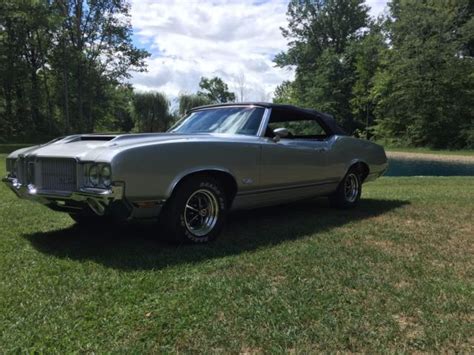 1971 OLDSMOBILE CUTLASS SUPREME SX CONVERTIBLE RARE BARN FIND For Sale