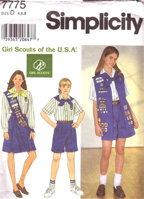 Girl Scout Cadette Uniform Diagram