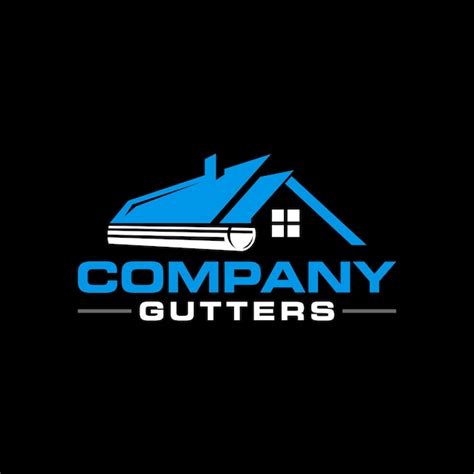 Premium Vector Gutter Real Estate Logo Design Template